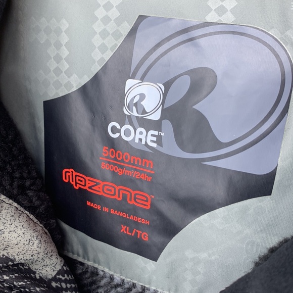 Rip Zone Core Snowboarding Jacket grey & black - Picture 2 of 11